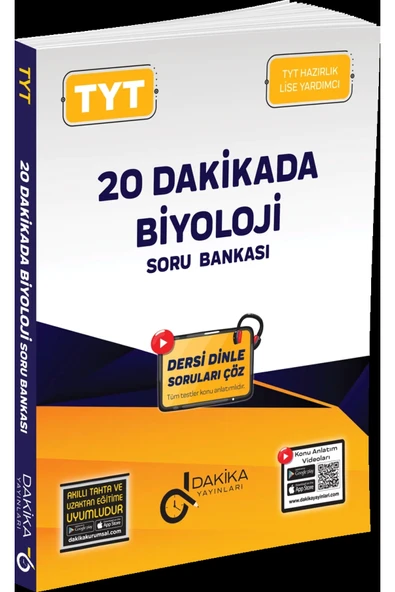 DAKİKA TYT BİYOLOJİ SORU BANKASI ürün görseli
