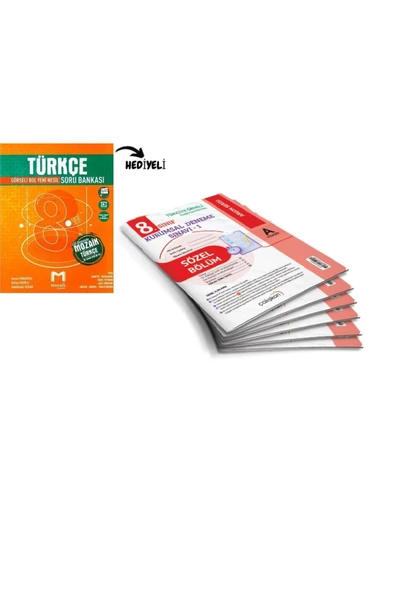 MOZAİK LGS TÜRKÇE SORU BANKASI 2024-25 ürün görseli