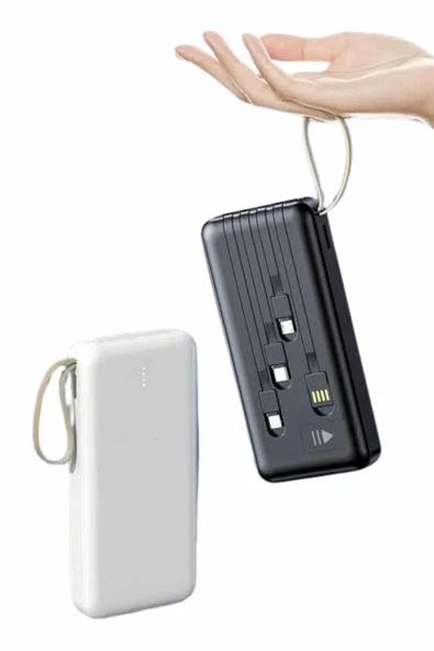 4 Çıkışlı 20.000 Mah Powerbank Uzun Pil Ömürlü Taşınabilir - Resim 5