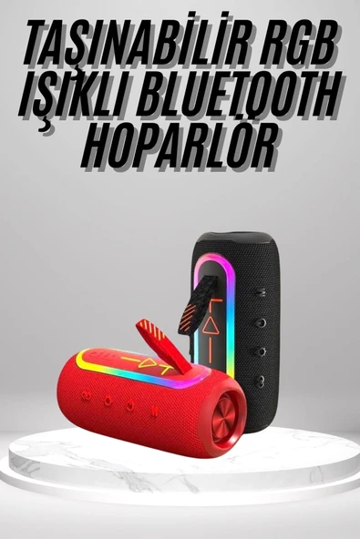 Bluetooth Hoparlör Uzun Pil Ömrü Taşınabilir Yüksek Ses Kaliteli ürün görseli 1