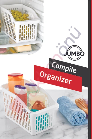 Ar Armese Buzdolabı Içi Düzenleyici Dolap Içi Düzenleyici Organizer Buzdolabı Sepeti Jumbo - 1