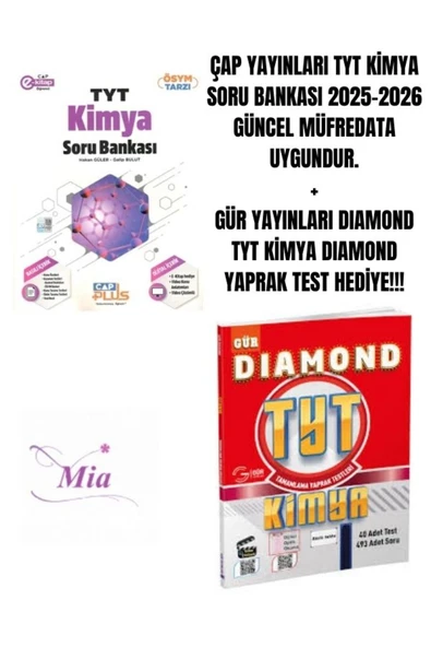 ÇAP YAYINLARI TYT KİMYA SORU BANKASI HEDİYELİ ürün görseli