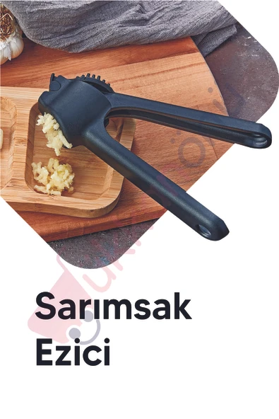 Ar Armese Yuvarlak Şekil Sarımsak Ezici Pres Hazneli Sarımsak Rendesi Kp-129 - 1