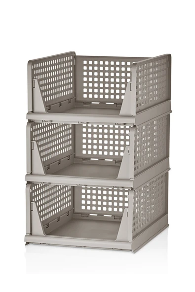 Ar Armese 3 Adet Çok Amaçlı Kayar Raf Dolap Içi Fonksiyonel Kıyafet Düzenleyici Hareketli Raf "kahverengi" - Resim 2