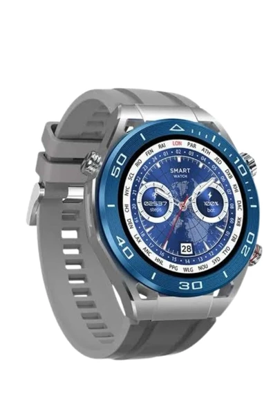 Akıllı Saat Çelik Kordonlu Amoled Ekran Android ve İOS Uyumlu Çağrı Cevaplayabilen - Resim 3