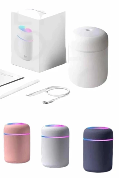 Rgb Işıklı Ulrasonik Ledli Hava Nemlendirici Buhar Makinesi Buhardanlık - Resim 5