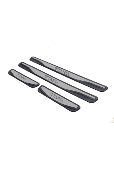 HYUNDAİ STARIA TÜM MODELLER NEW KROM KAPI EŞİĞİ 4 PARÇA PASLANMAZ ÇELİK - 2