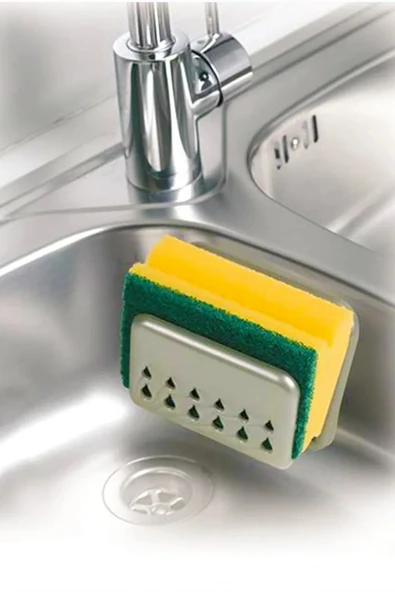 Ar Armese Titiz Bulaşık Sünger Askısı Vantuzlu (SÜNGER HEDİYELİ) Tp-652 ürün görseli