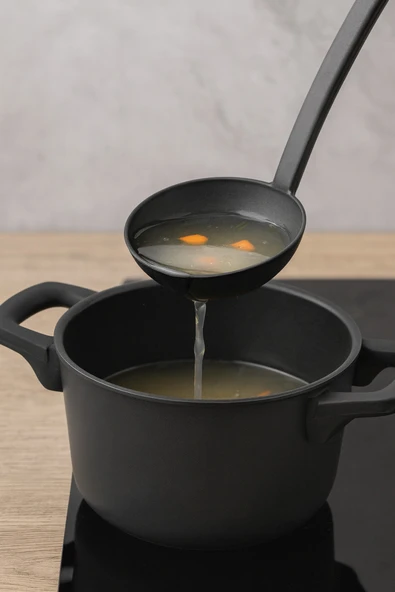 Ar Armese Lotta Kp-135 Teflon Kepçe Siyah ürün görseli 1