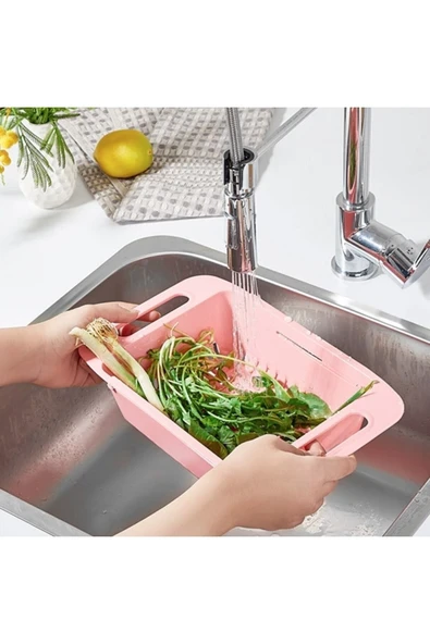 Ar Armese Withdraw Ayarlanabilir Lavabo Süzgeci Akrobat Süzme Istasyonu Süzgeç - Resim 3