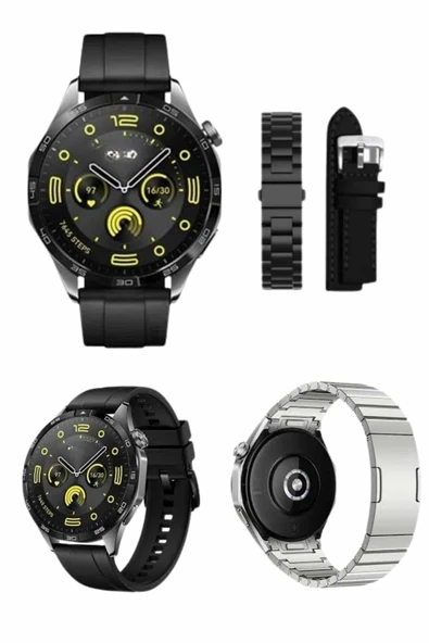 Amoled Ekran 3 Kordonlu Akıllı Saat 5.0 Bluetooth Bağlantılı Android ve İOS Uyumlu - Resim 5