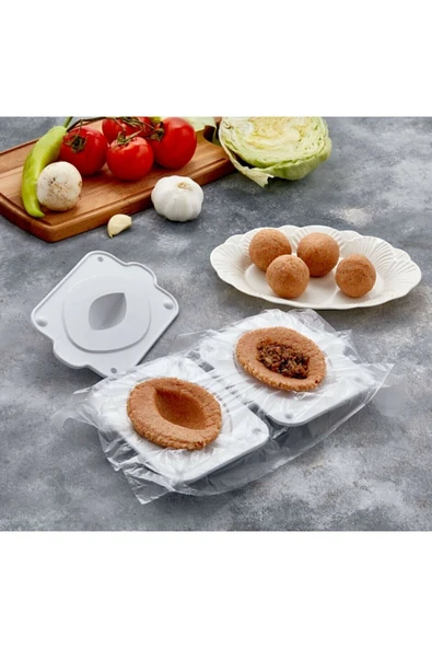 Ar Armese İçli Köfte Kalıbı Kurabiye Kalıbı Pratik Kaliteli Kp-123 - 1