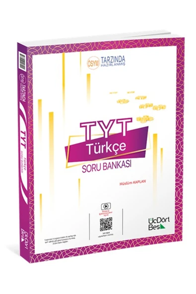 Üçdörtbeş 2024 Tyt Türkçe Soru Bankası 2024 ürün görseli