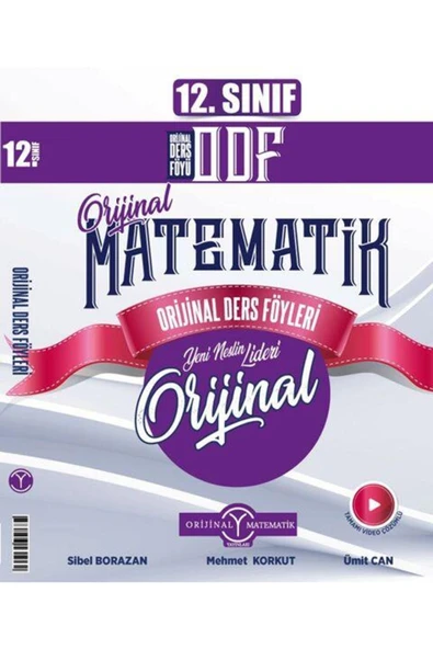 12. Sınıf Matematik ODF Orijinal Ders Föyleri Orijinal Mikro ürün görseli