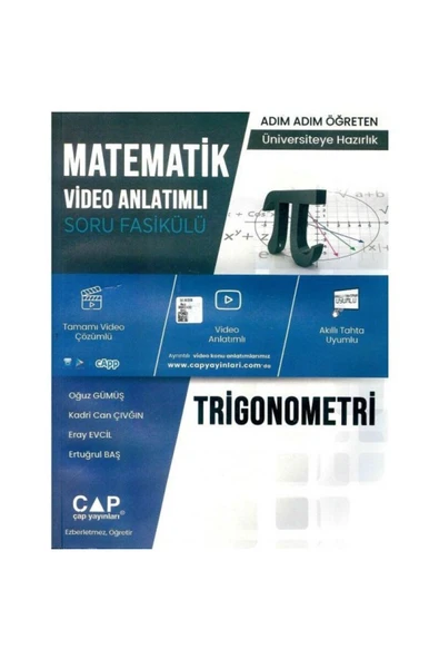2025 Çap Trigonometri Fasikül Parlayan Proje Ayraç Hediyeli ürün görseli