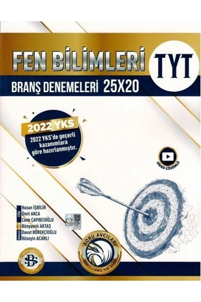 Inları Tyt Fen Bilimleri 25 X 20 Branş Denemeleri 2022 ürün görseli