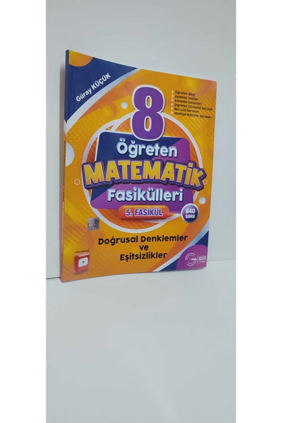 ÖĞRETEN MATEMATİK FASİKÜLLERİ 8.SINIF DOĞRUSAL DENKLEMLER VE EŞİTSİZLİKLER ürün görseli