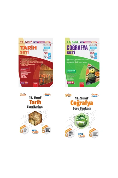 Çap 11. Sınıf Anadolu Tarih Ve Coğrafya Seti Ve Soru Bankası ürün görseli