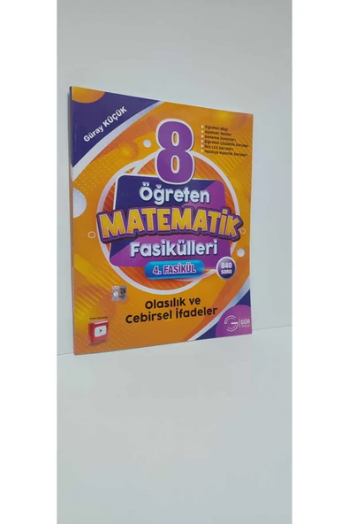 ÖĞRETEN MATEMATİK FASİKÜLLERİ 8.SINIF OLASILIK VE CEBİRSEL İFADELER ürün görseli