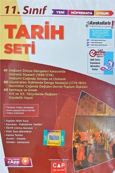 Yayınları 11. Sınıf Tarih Anadolu Seti Güncel+dokunmatik Kalem ürün görseli