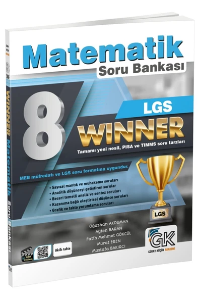 Winner Lgs Tamamı Yeni Nesil Matematik Soru Bankası 2022 ürün görseli