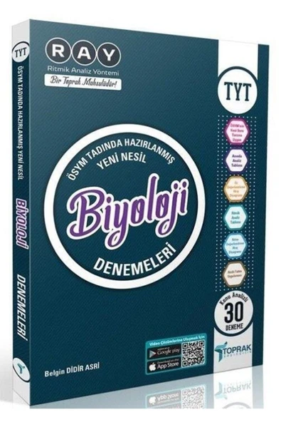 Toprak Tyt Biyoloji Ray 30 Deneme ürün görseli