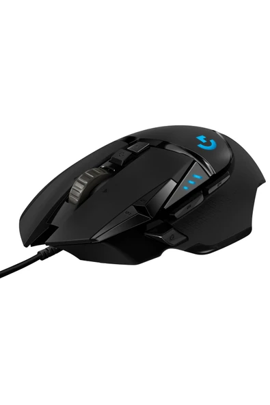 logitech G G502 HERO LIGHTSYNC 25.600 DPI Yüksek Performanslı Kablolu Oyuncu Mouse - Siyah ürün görseli