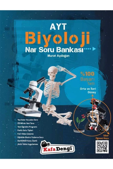 Ayt Biyoloji Soru Bankası Kafa Dengi Orta Ve Ileri Seviye ürün görseli