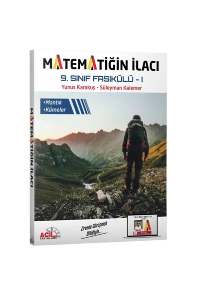 2025 Acil 9. Sınıf Matematiğin İlacı Fasikül Parlayan Proje Ayraç Hediye ürün görseli