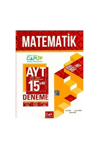 Çap Ayt Matematik 15 X 40 Up Deneme ürün görseli