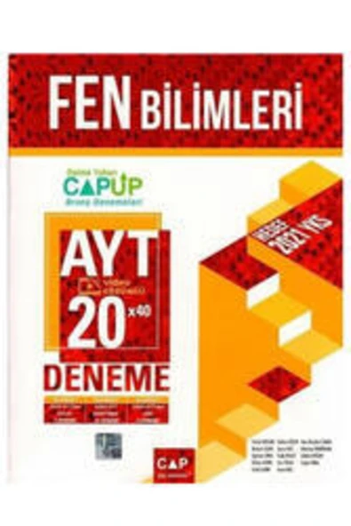 Çap Yayınları Ayt Fen Bilimleri 20 X 40 Up Deneme ürün görseli