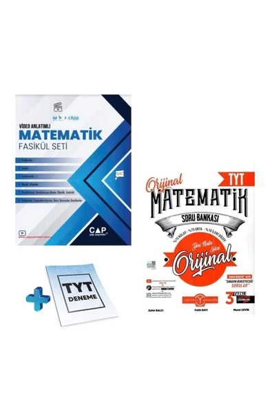 Çap Tyt Matematik Fasikülü Ve Orijinal Tyt Matematik Soru Bankası ürün görseli