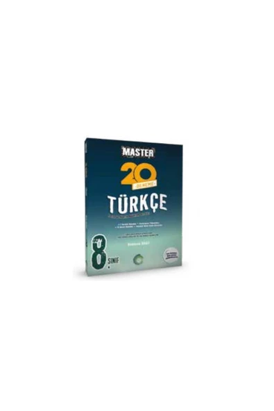 8. Sınıf Master 20 Türkçe Denemesi ürün görseli
