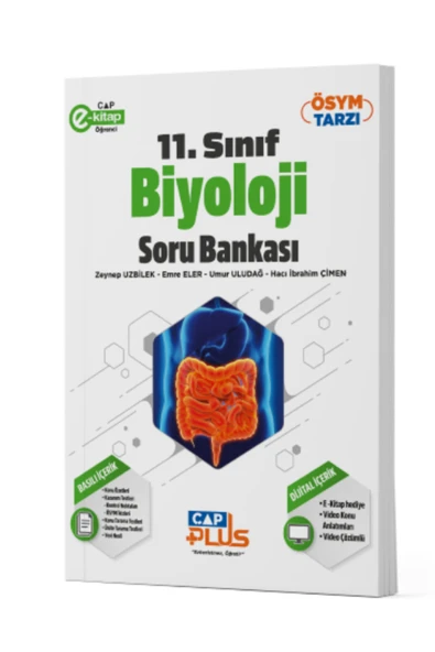 Çap 11. Sınıf Anadolu Biyoloji Plus Soru Bankası ürün görseli
