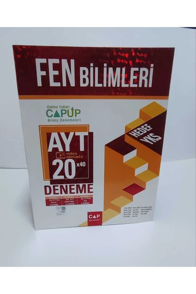 ÇAP AYT FEN BİLİMLERİ 20 DENEME ürün görseli