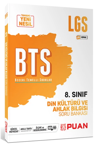 Puan 8. Sınıf Lgs Din Kültürü Ve Ahlak Bilgisi Bts Soru Bankası ürün görseli