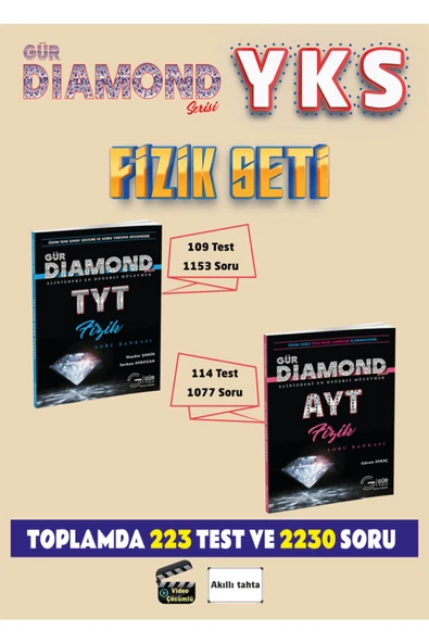 Dıamond Yks Fizik Soru Bankası Seti ürün görseli