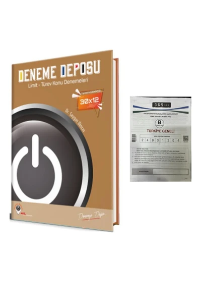 Deneme Deposu Limit Türev Konu Denemeleri + TYT Deneme ürün görseli