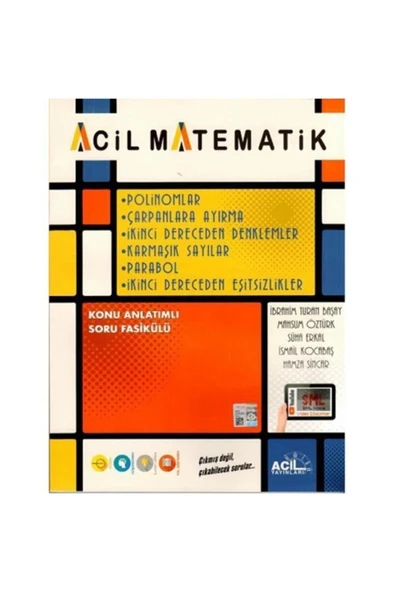 Acil Matematik Polinomlar Çarpanlara Ayırma 2. Dereceden Denklemler Karmaşık Sayılar 2024-2025 - Resim 2
