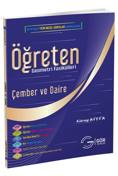 Tyt Ayt Öğreten Geometri Fasikülleri Çember Ve Daire Konu Anlatımlı ürün görseli