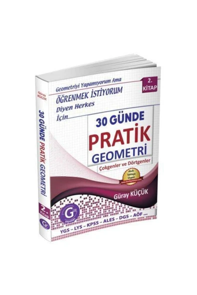 Güray Küçük Yayınları 30 Günde Pratik Geometri 2.kitap ürün görseli