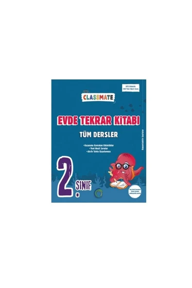 2. Sınıf Tüm Dersler Evde Tekrar Kitabı ürün görseli