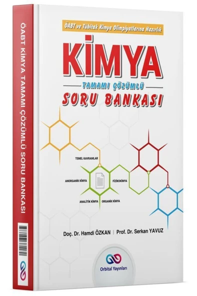 Öabt Kimya Tamamı Çözümlü Soru Bankası Orbital Yayınları ürün görseli