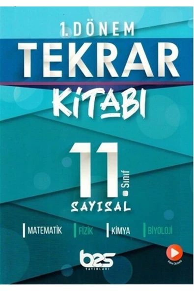 Bes Yayınları 11. Sınıf 1. Dönem Sayısal Tekrar Kitabı Video Çözü ürün görseli