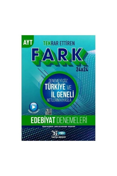 Yayın Denizi Ayt Edebiyat Fark 24 X 24 Tekrar Ettiren Denemeleri ürün görseli