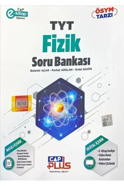 Çap Tyt Plus Soru Bankası Fizik 2024 ürün görseli