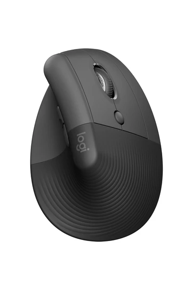 logitech Lift Sessiz Kablosuz Ergonomik Dikey Mouse - Siyah ürün görseli