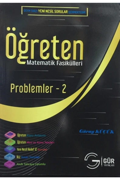 Yeni Nesil Öğreten Matematik Fasikülleri Problemler 2 Gür Yayın ürün görseli
