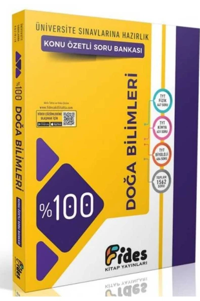 Fides %100 ÖSYM Soru Tipleriyle Doğa Bilimleri Konu Özetli Soru Bankası ürün görseli