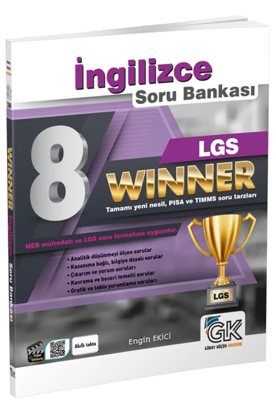 Winner Lgs Tamamı Yeni Nesil Ingilizce Soru Bankası 2022 ürün görseli